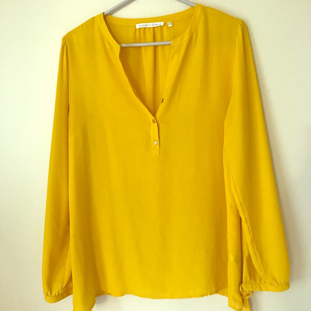 Violet + Claire Long sleeve blouse